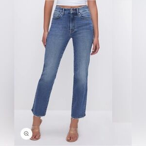 NWT Good American Good Legs Straight Denim Jeans Size 10